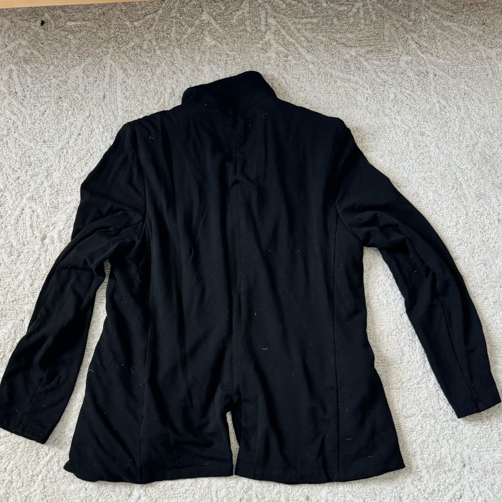 TAHARI Black knit rayon and spandex blazer size 1X - Picture 6 of 6
